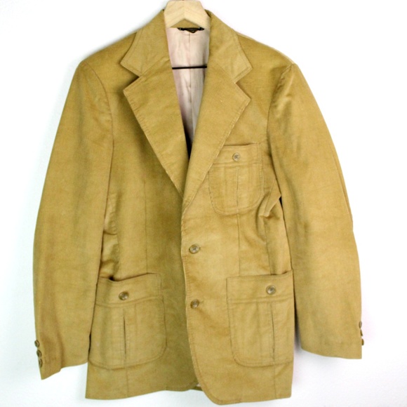 Levi's Other - Vtg 70s LEVIS WILDFIRE Tan CORDUROY Blazer